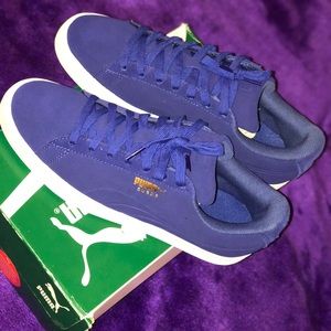Blue Suede Pumas